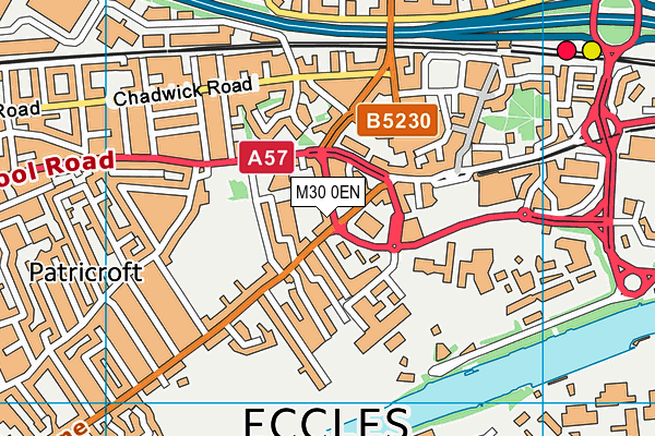 M30 0EN map - OS VectorMap District (Ordnance Survey)