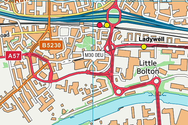 M30 0EU map - OS VectorMap District (Ordnance Survey)