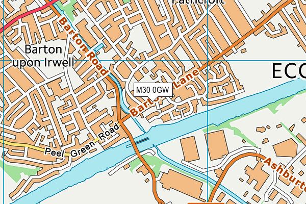 M30 0GW map - OS VectorMap District (Ordnance Survey)