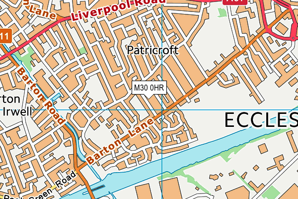 M30 0HR map - OS VectorMap District (Ordnance Survey)