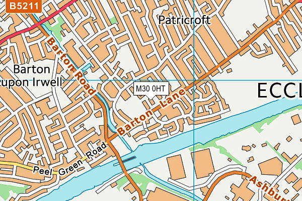 M30 0HT map - OS VectorMap District (Ordnance Survey)