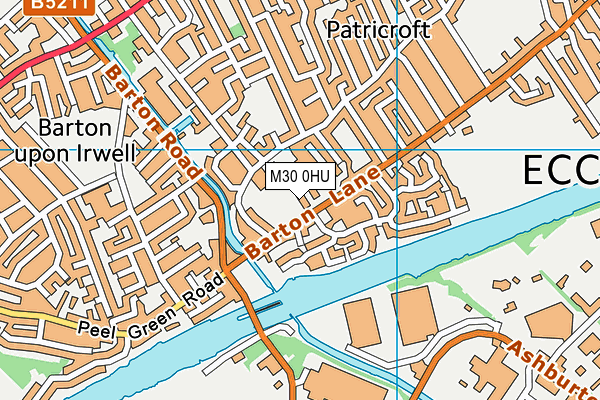 M30 0HU map - OS VectorMap District (Ordnance Survey)