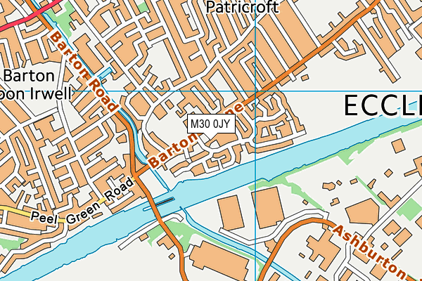 M30 0JY map - OS VectorMap District (Ordnance Survey)