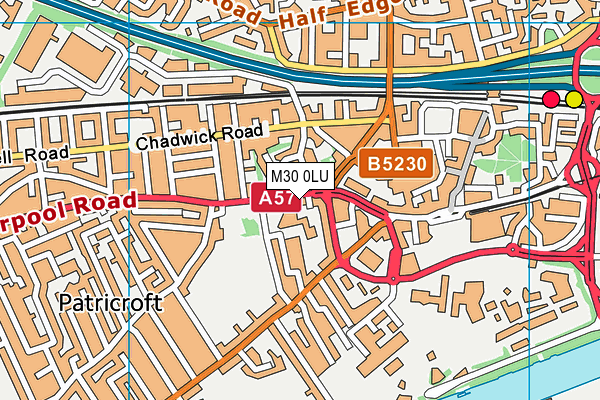 M30 0LU map - OS VectorMap District (Ordnance Survey)