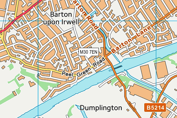 M30 7EN map - OS VectorMap District (Ordnance Survey)