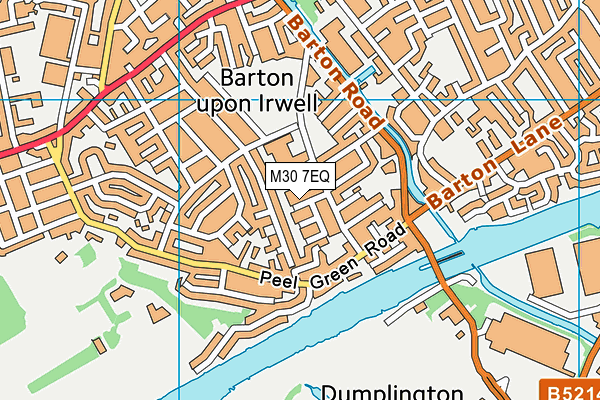 M30 7EQ map - OS VectorMap District (Ordnance Survey)