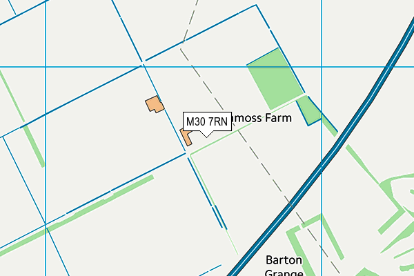 M30 7RN map - OS VectorMap District (Ordnance Survey)