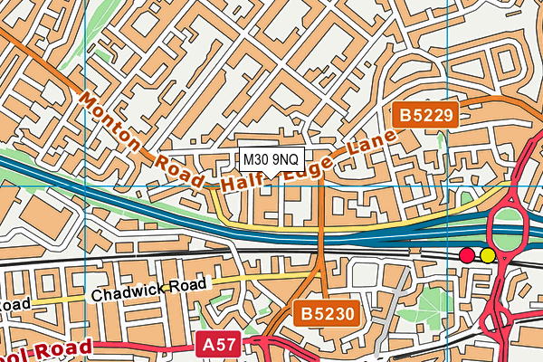 M30 9NQ map - OS VectorMap District (Ordnance Survey)