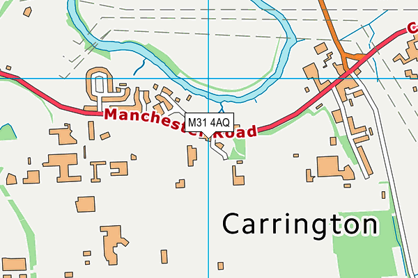 M31 4AQ map - OS VectorMap District (Ordnance Survey)