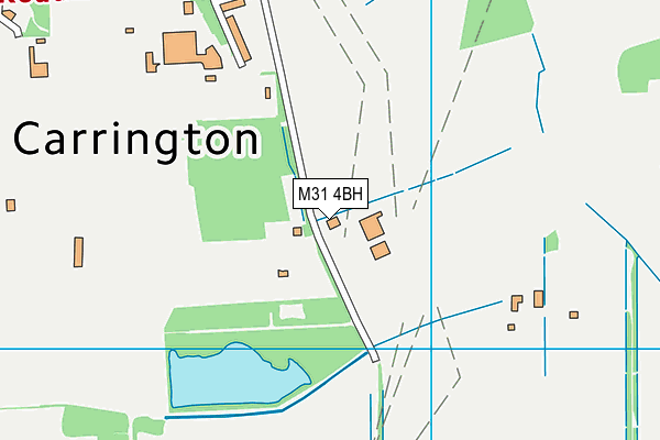 M31 4BH map - OS VectorMap District (Ordnance Survey)