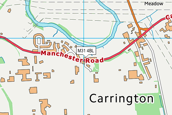 M31 4BL map - OS VectorMap District (Ordnance Survey)