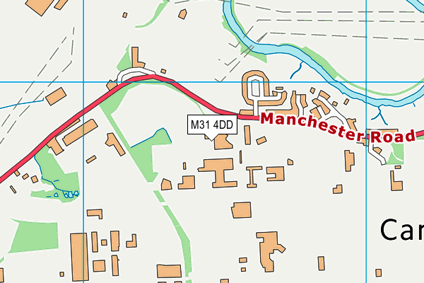 M31 4DD map - OS VectorMap District (Ordnance Survey)