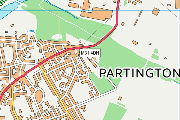 M31 4DH map - OS VectorMap District (Ordnance Survey)