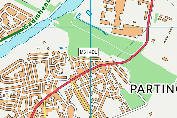 M31 4DL map - OS VectorMap District (Ordnance Survey)