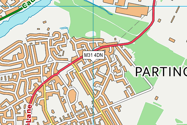 M31 4DN map - OS VectorMap District (Ordnance Survey)