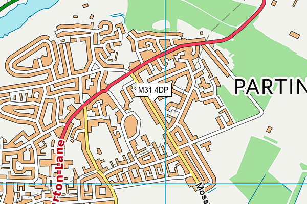 M31 4DP map - OS VectorMap District (Ordnance Survey)