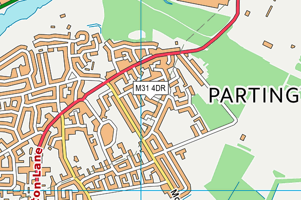 M31 4DR map - OS VectorMap District (Ordnance Survey)