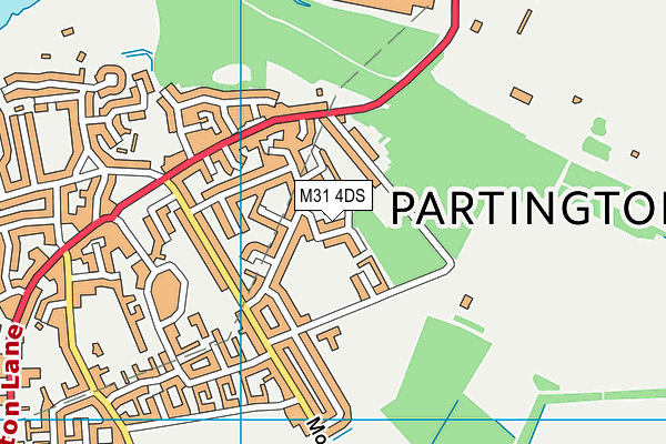 M31 4DS map - OS VectorMap District (Ordnance Survey)