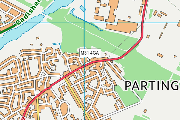 M31 4GA map - OS VectorMap District (Ordnance Survey)