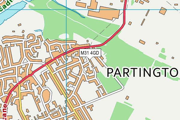 M31 4GD map - OS VectorMap District (Ordnance Survey)