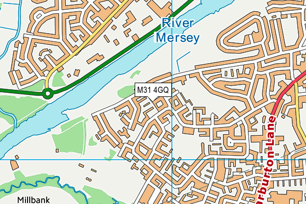 M31 4GQ map - OS VectorMap District (Ordnance Survey)