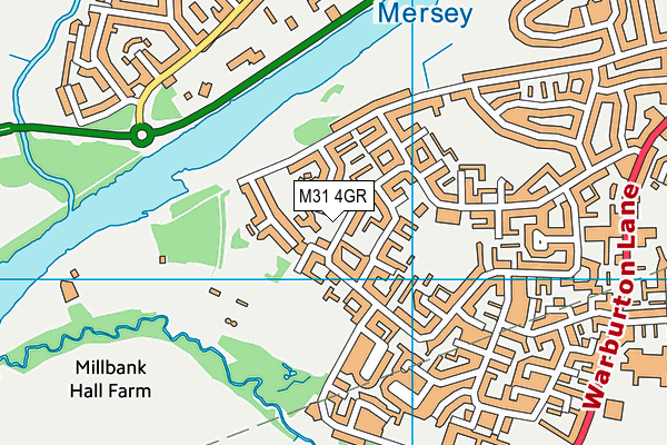 M31 4GR map - OS VectorMap District (Ordnance Survey)