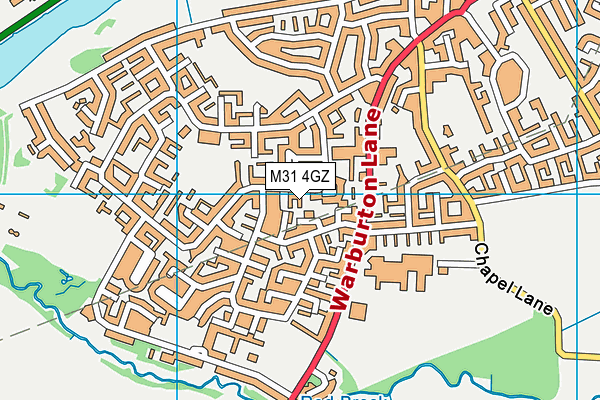 M31 4GZ map - OS VectorMap District (Ordnance Survey)