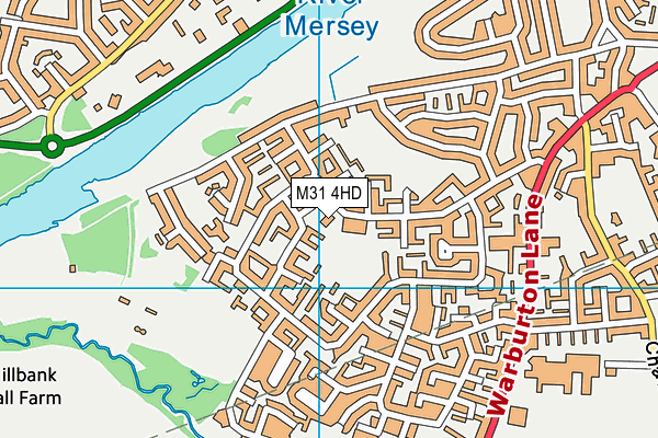 M31 4HD map - OS VectorMap District (Ordnance Survey)