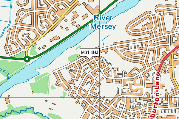 M31 4HJ map - OS VectorMap District (Ordnance Survey)
