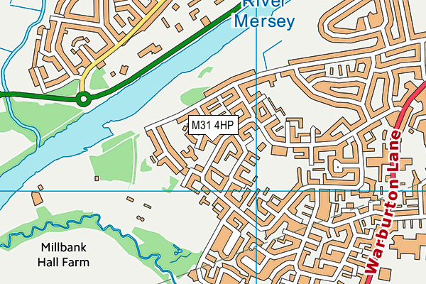 M31 4HP map - OS VectorMap District (Ordnance Survey)