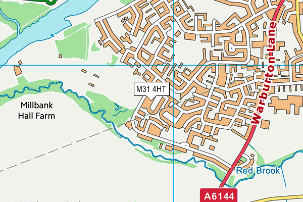 M31 4HT map - OS VectorMap District (Ordnance Survey)