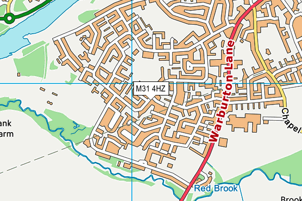 M31 4HZ map - OS VectorMap District (Ordnance Survey)