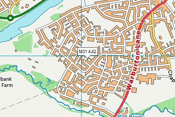 M31 4JQ map - OS VectorMap District (Ordnance Survey)