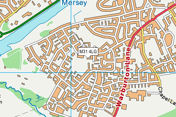M31 4LG map - OS VectorMap District (Ordnance Survey)