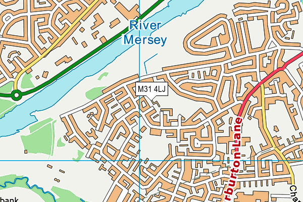 M31 4LJ map - OS VectorMap District (Ordnance Survey)