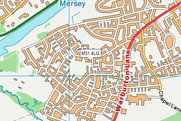 M31 4LQ map - OS VectorMap District (Ordnance Survey)