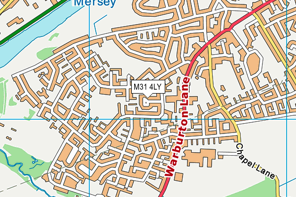 M31 4LY map - OS VectorMap District (Ordnance Survey)