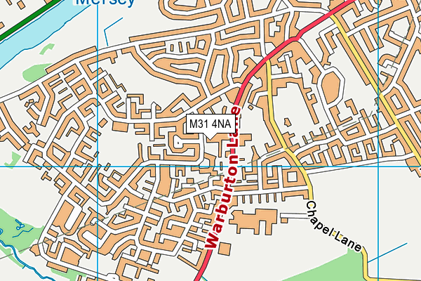 M31 4NA map - OS VectorMap District (Ordnance Survey)