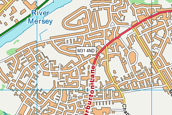 M31 4ND map - OS VectorMap District (Ordnance Survey)