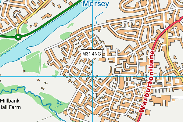 M31 4NG map - OS VectorMap District (Ordnance Survey)