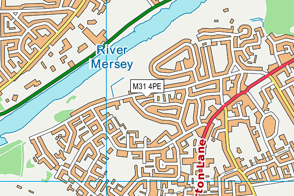 M31 4PE map - OS VectorMap District (Ordnance Survey)