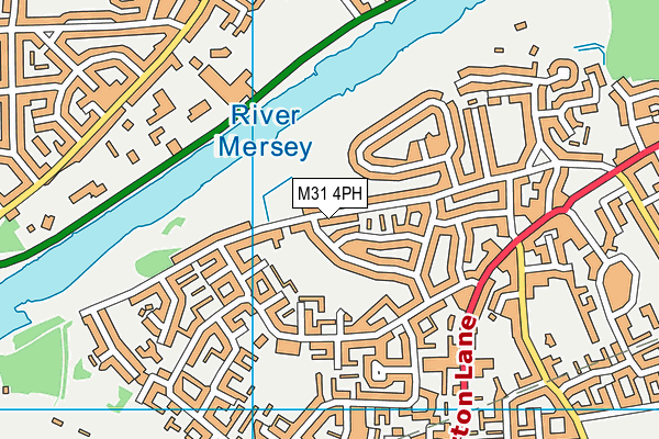 M31 4PH map - OS VectorMap District (Ordnance Survey)