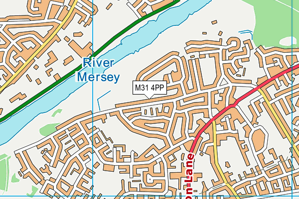 M31 4PP map - OS VectorMap District (Ordnance Survey)