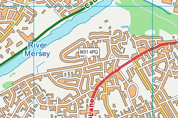 M31 4PQ map - OS VectorMap District (Ordnance Survey)