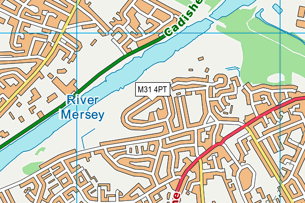 M31 4PT map - OS VectorMap District (Ordnance Survey)