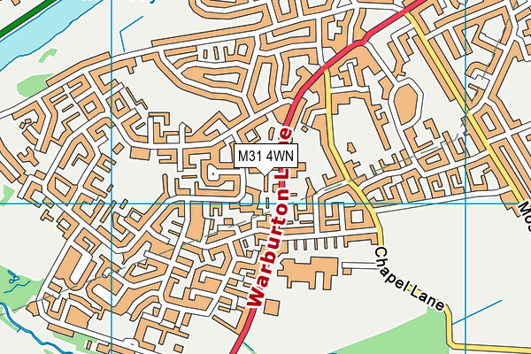 M31 4WN map - OS VectorMap District (Ordnance Survey)