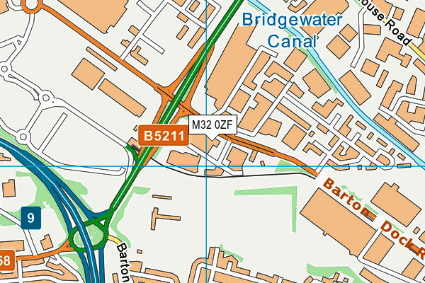 M32 0ZF map - OS VectorMap District (Ordnance Survey)