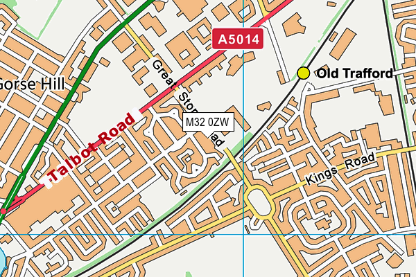 M32 0ZW map - OS VectorMap District (Ordnance Survey)