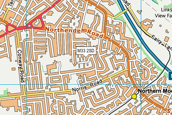 M33 2SD map - OS VectorMap District (Ordnance Survey)