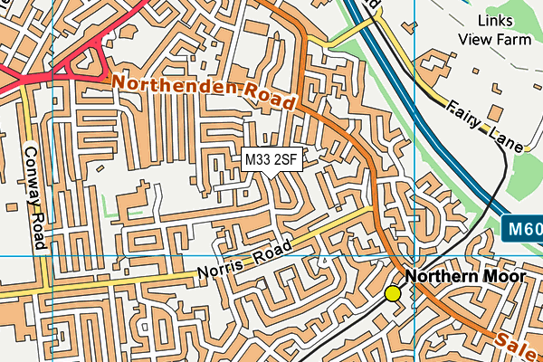 M33 2SF map - OS VectorMap District (Ordnance Survey)